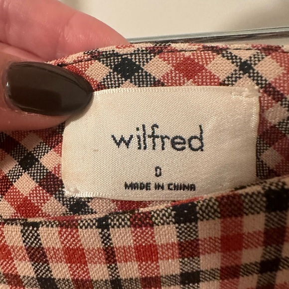 Aritzia Wilfred Classic Plaid Skirt - Picture 3 of 3